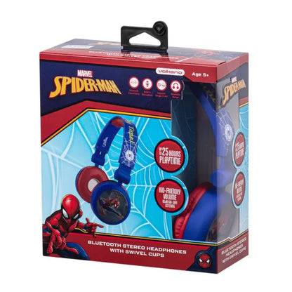 Marvel Spider-Man Bluetooth Headphones With Swivel Cups